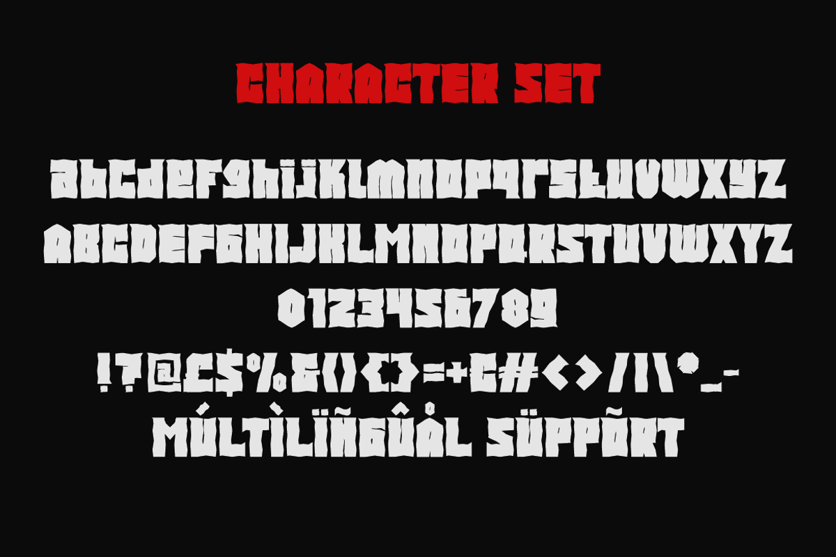 Brutalist Block Rough Display Font, a Font by PutraCetol Studio (Photo 5 of 5)