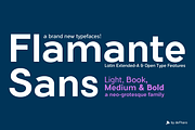 Flamante Sans -8 fonts-, a Sans Serif Font by deFharo (Thumbnail 1 of 7)