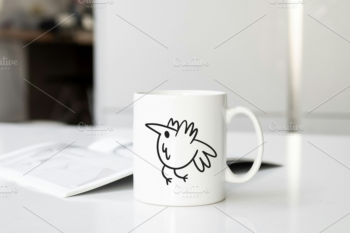 Cute Doodle Bird Illustrations Set, an Animal Illustration by DeShoff Art (Photo 4 of 5)
