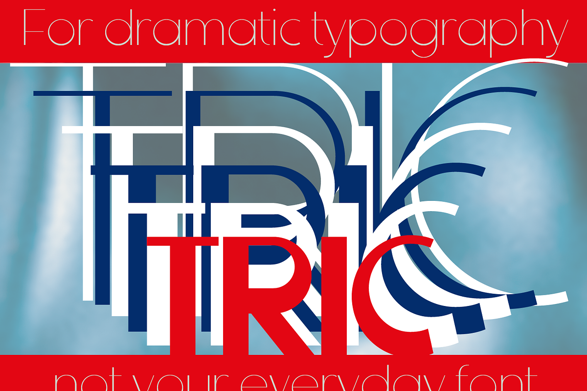 Tric font preview 3