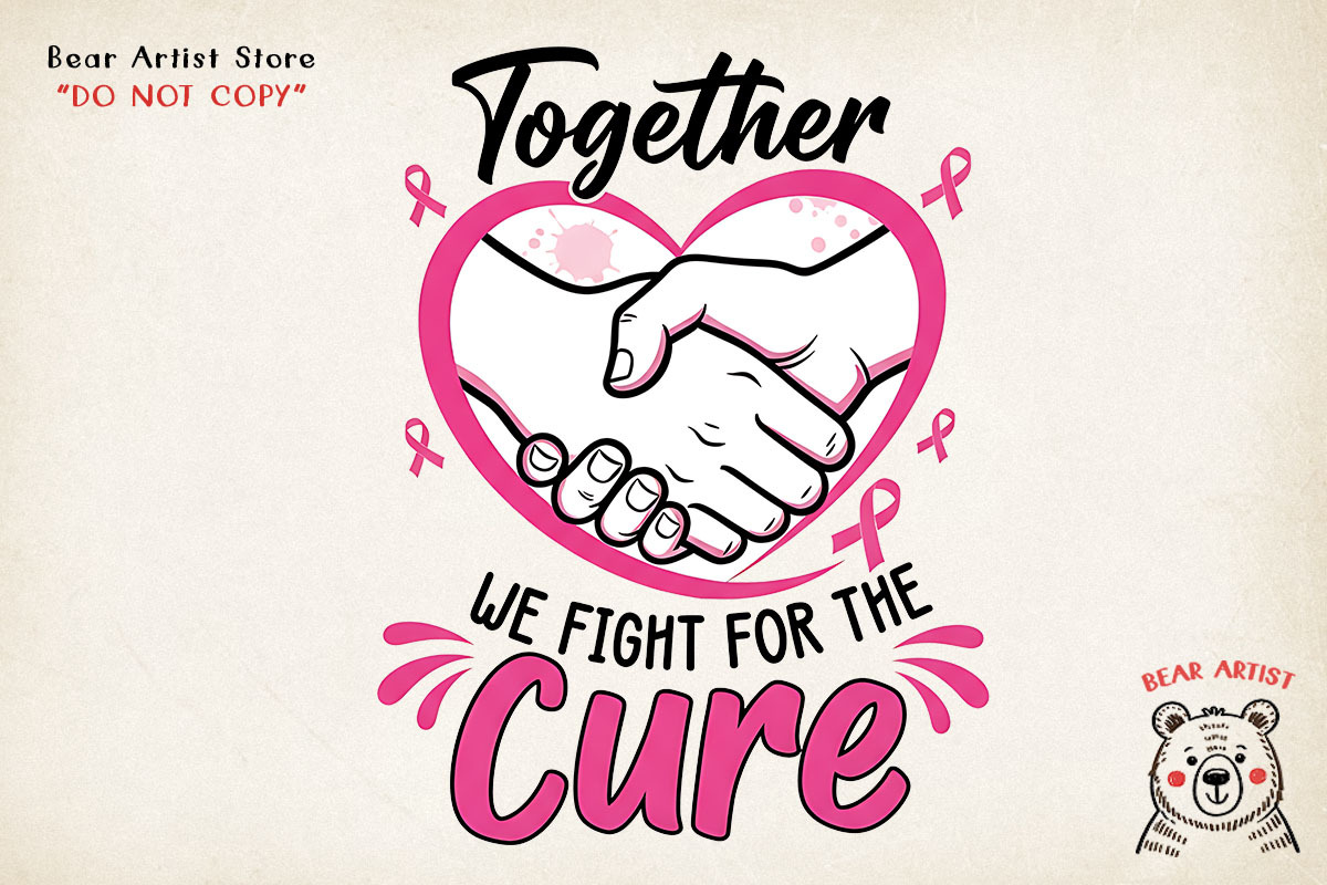 Fight for a Cure, Breast Cancer, a Graphic by GlitterCraft (Photo 15 of 41)