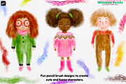 Procreate Whimsical Pencil Brushes, a Brush Add-On by Fashion Workshop Bkk (Thumbnail 4 of 11)