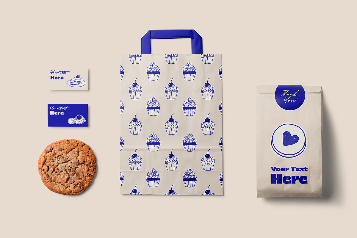 Coffee & pastries illustrations, a Food Illustration by ElenKoss (Photo 8 of 11)