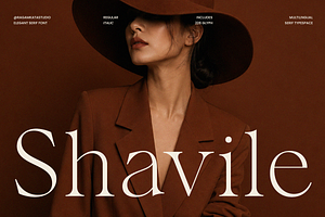 Fashion Brand Serif Font - Shavile, a Serif Font by RagamKata