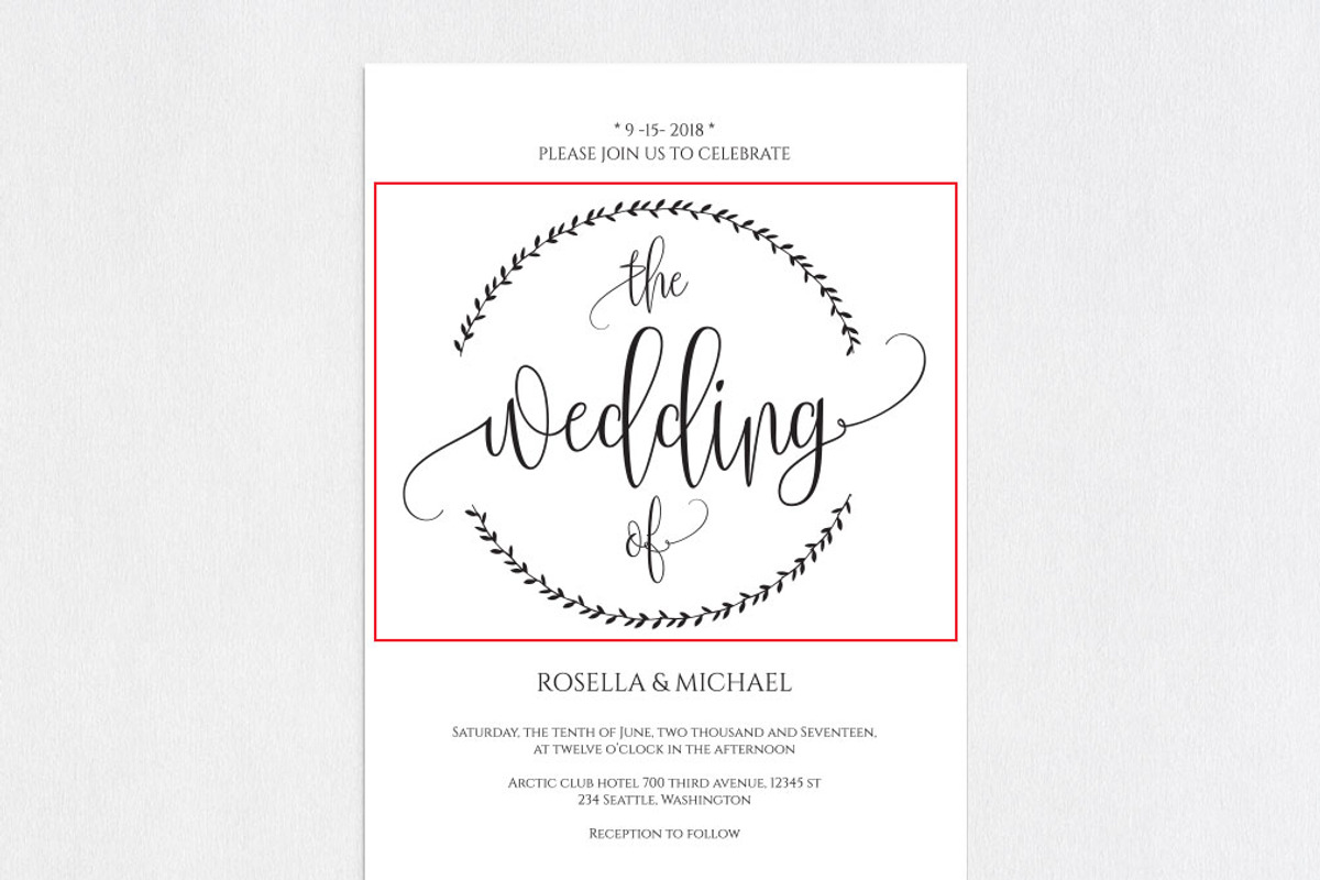 Invitation Template SHR429, an Invitation Template by Shafura_Wedding (Photo 5 of 5)