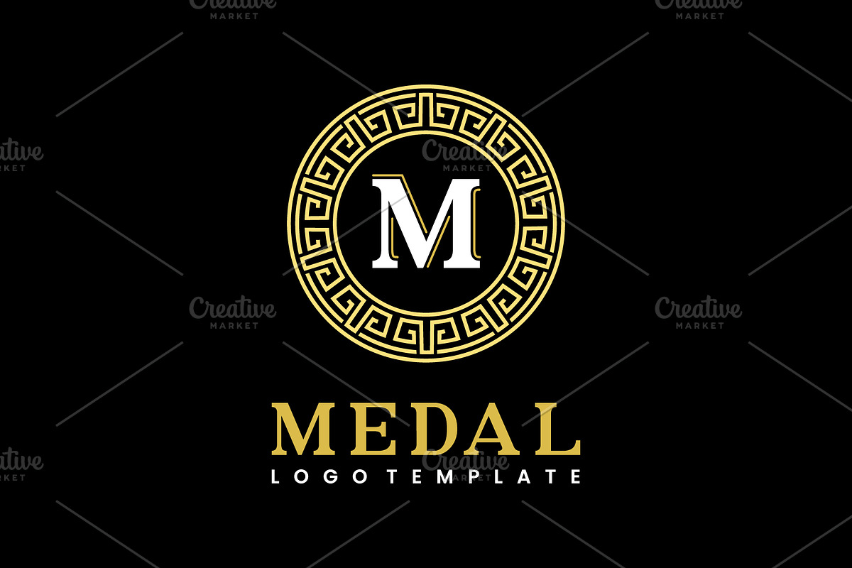 Ancient Greek Medal Logo, a Branding & Logo Template by Atlantis X Nurman Arbai (Photo 2 of 2)