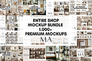 Mega Poster Shop Builder Bundle, a Household Mockup by Mockup Art Atelier (Thumbnail 3 of 61)