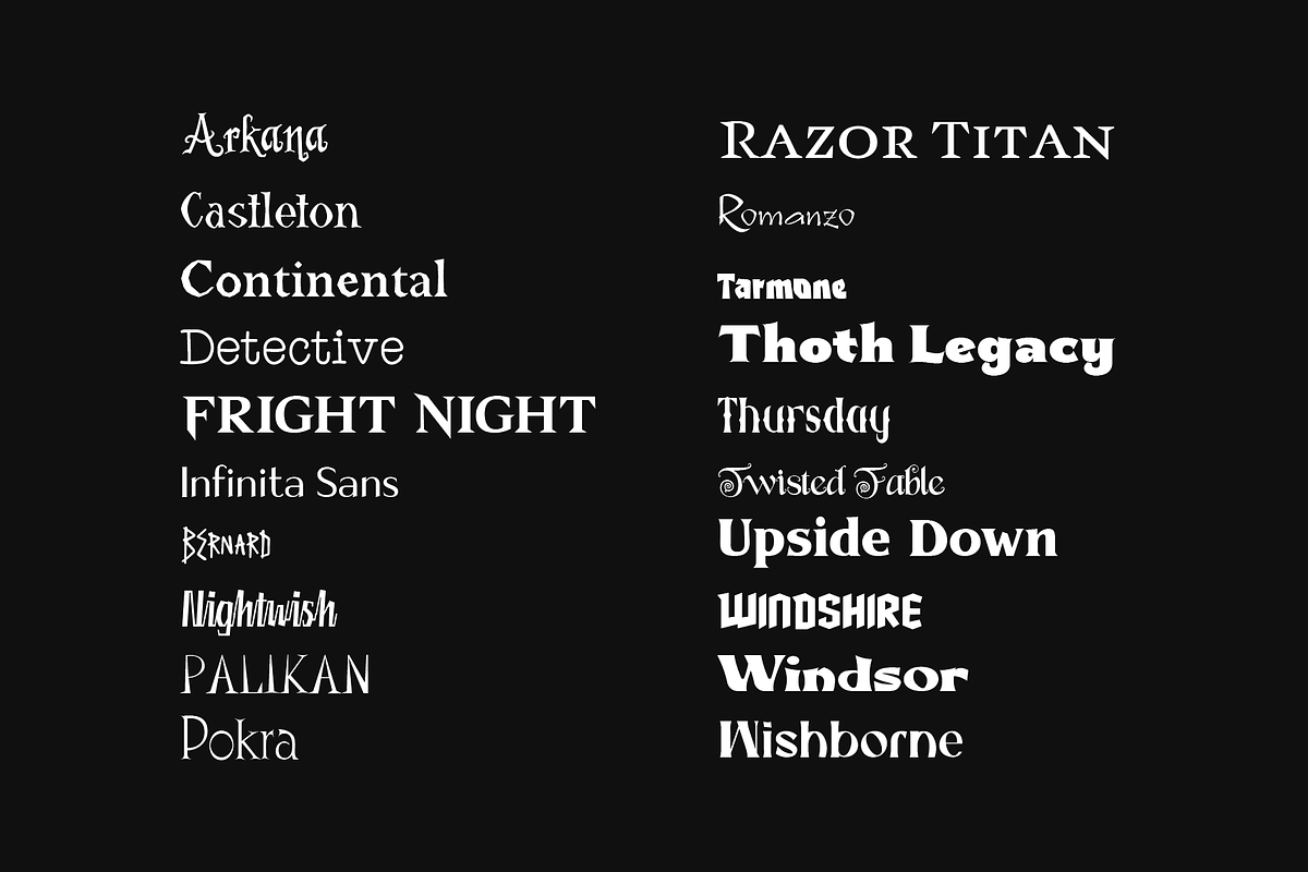 The Halloween Horror Font Bundle, a Sans Serif Font by HipFonts (Photo 2 of 12)