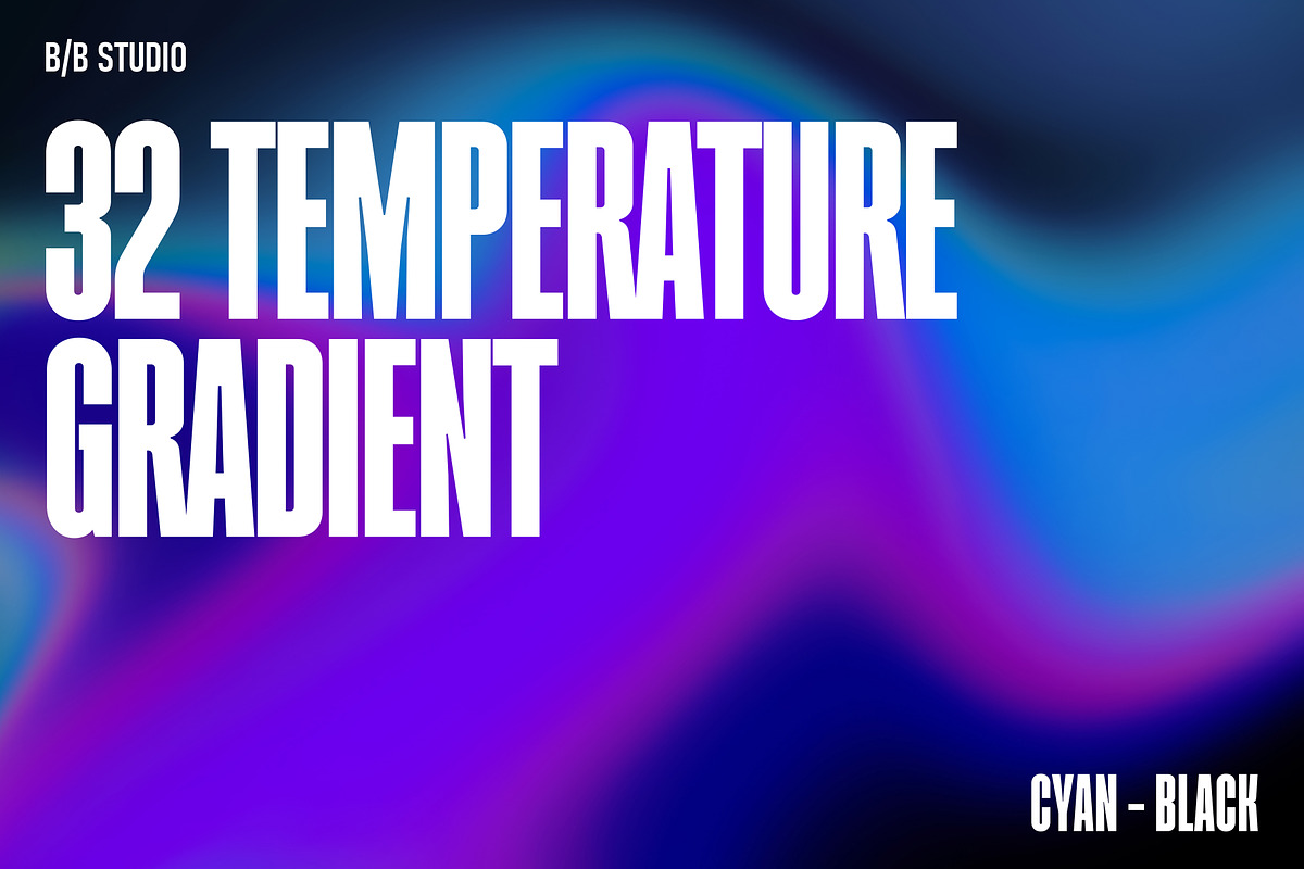 32 Cyan Black Gradient Texture, a Texture Graphic by B/B STUDIO (Photo 1 of 7)