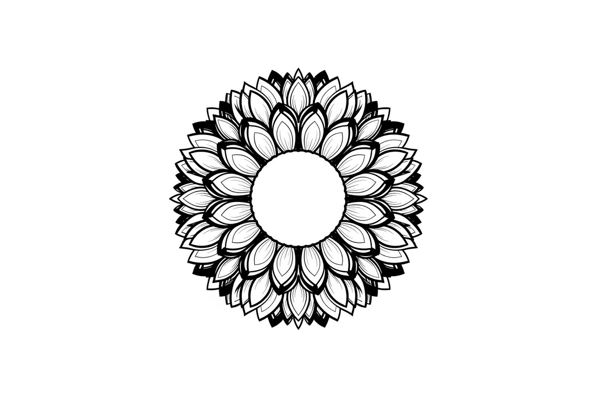 Floral Mandala Circle Frame Bundle, an Illustration by Gaye Art (Photo 30 of 51)