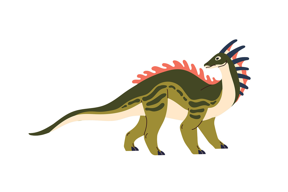 Dinosaurs set, seamless dino pattern, an Animal Illustration by PaperTrident (Photo 12 of 21)