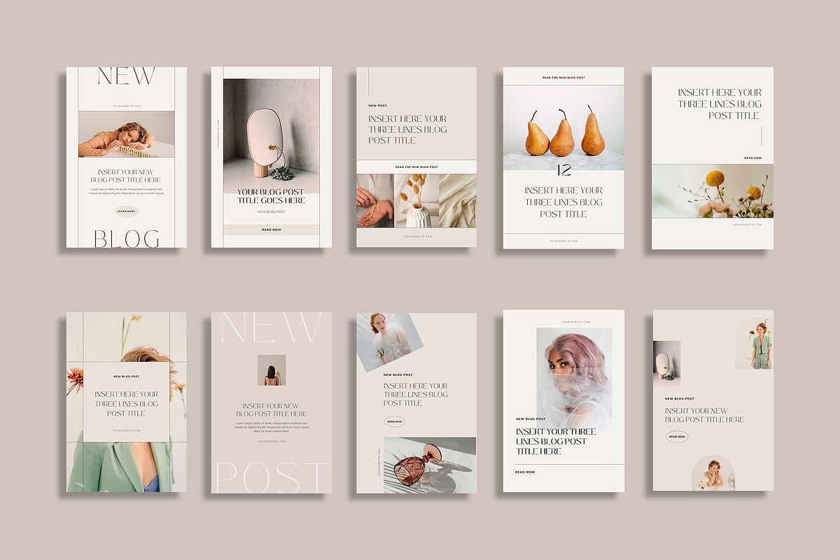 JOY | Pinterest Pin Canva Templates, a Social Media Template by Sierra Creative Studio (Photo 2 of 6)