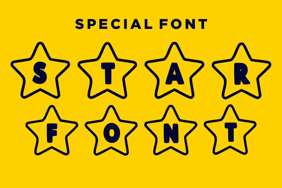 Star Lite, a Handwritten Font by Fourteen Letter (Photo 4 of 8)
