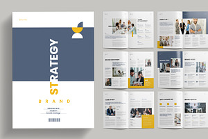 Brand Strategy Template, a Brochure Template by Pixelpick