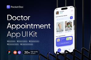 PockeDoc - Doctor Appointment UI Kit