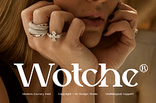 Wotche - Modern Fashion Font