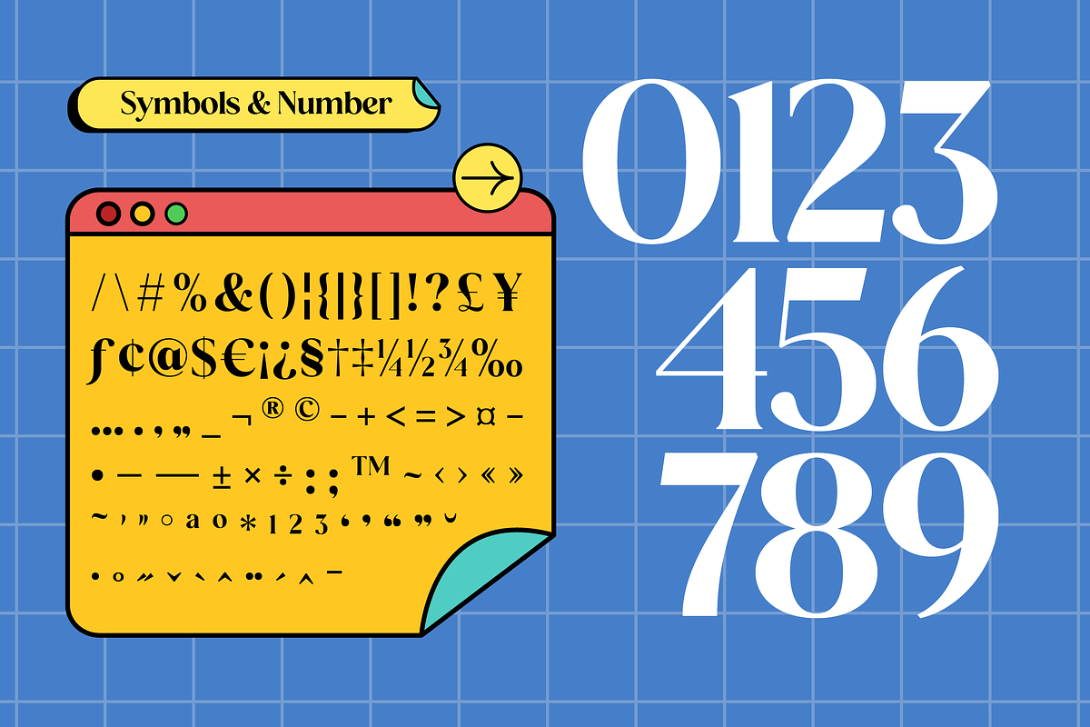 Cornella Display Retro 90's Font, a Serif Font by Vampstudio (Photo 13 of 13)