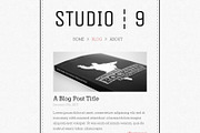 Studio 9 - a Creative Agency Portfol, a WordPress Template by PremiumCoding (Thumbnail 3 of 4)