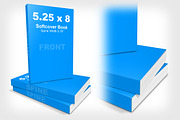 5.25 x 8 Softcover Book Stack Mockup, a Print Template by Cover Actions Premium (Thumbnail 1 of 3)
