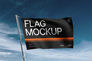 Outdoor Flag Mockup on Flagpole, an Advertising Mockup by Brand Earth (Thumbnail 3 of 4)
