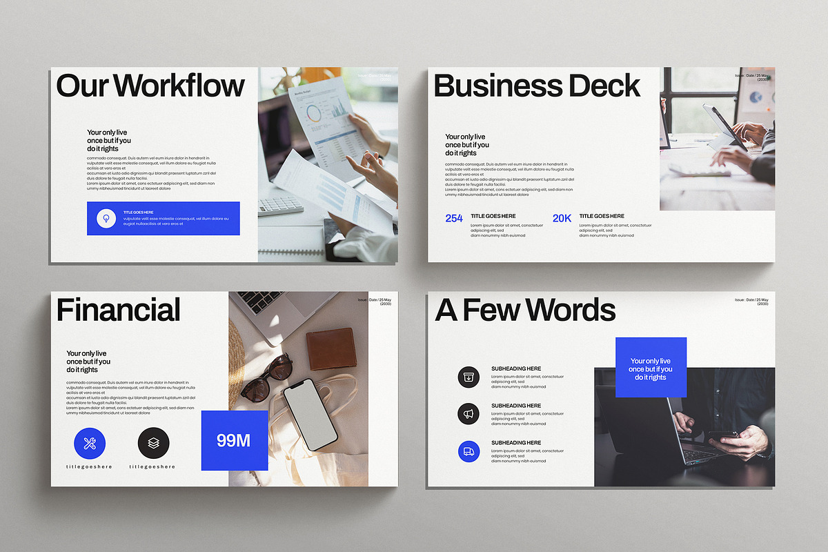 Business Deck Presentation Template, a Presentation Template by E-Type (Photo 4 of 5)