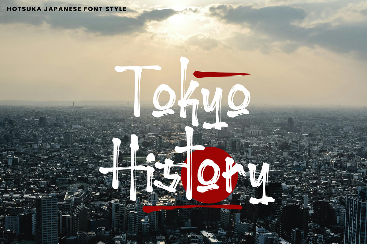 Hotsuka - Japanese Brush Font, a Handwritten Font by Voux Studio (Photo 7 of 10)