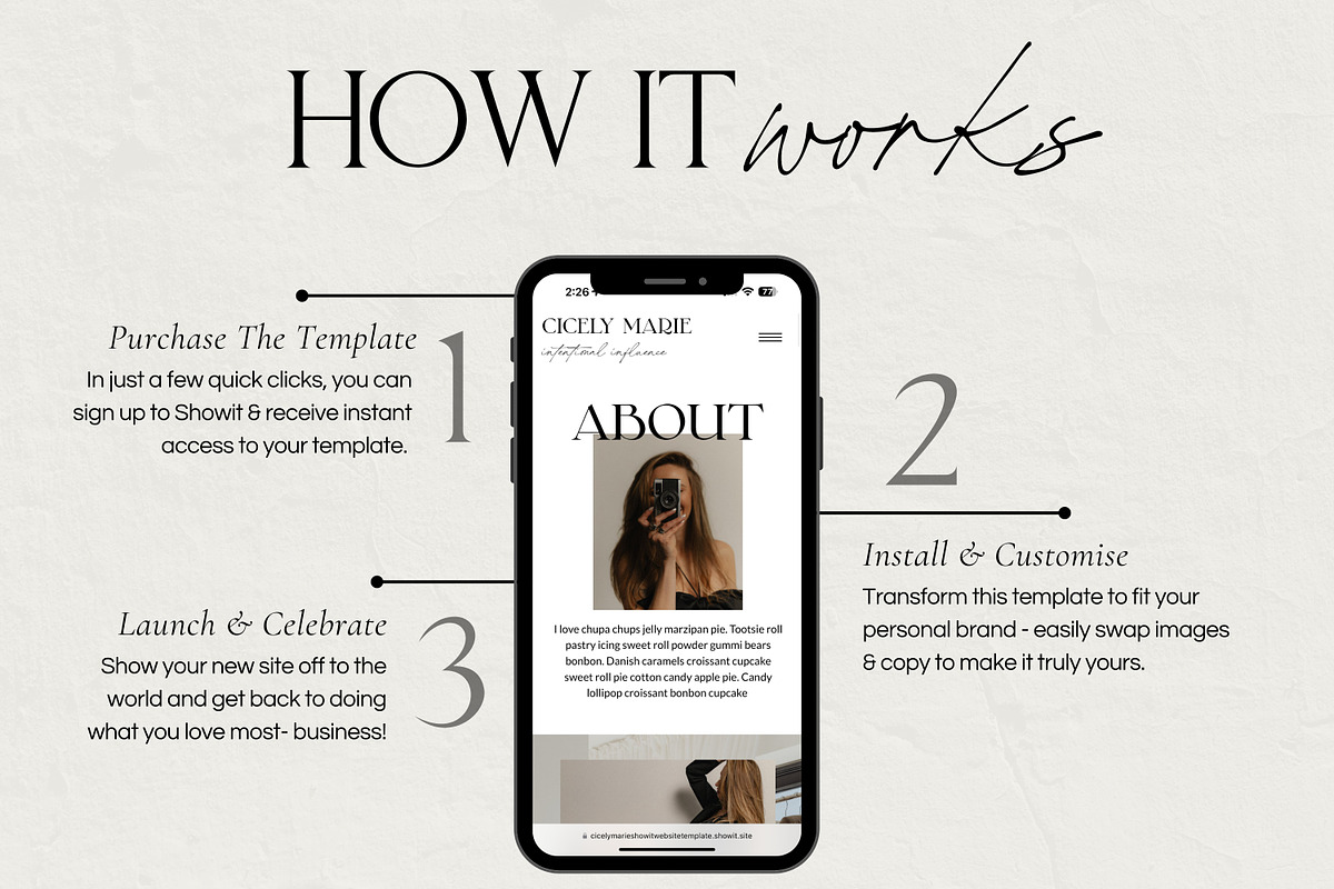 Influencer Website Template | Showit, a Websites & App Template by Field Digital (Photo 3 of 11)