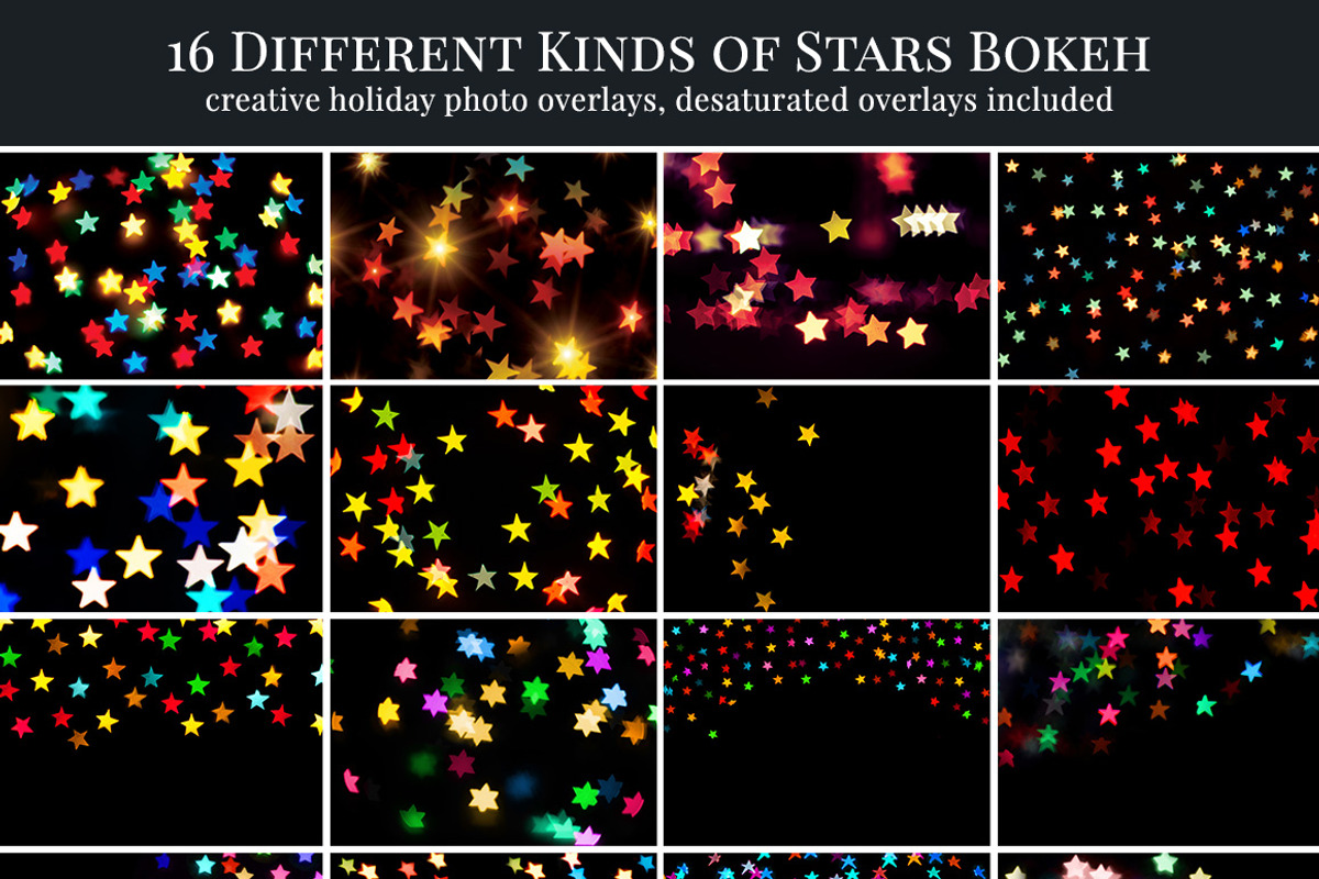 Color Stars Bokeh Photo Overlays, a Layer Style Add-On by BrownLeopard (Photo 2 of 8)