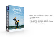 Dreamy Sky Photoshop Overlays preview 2