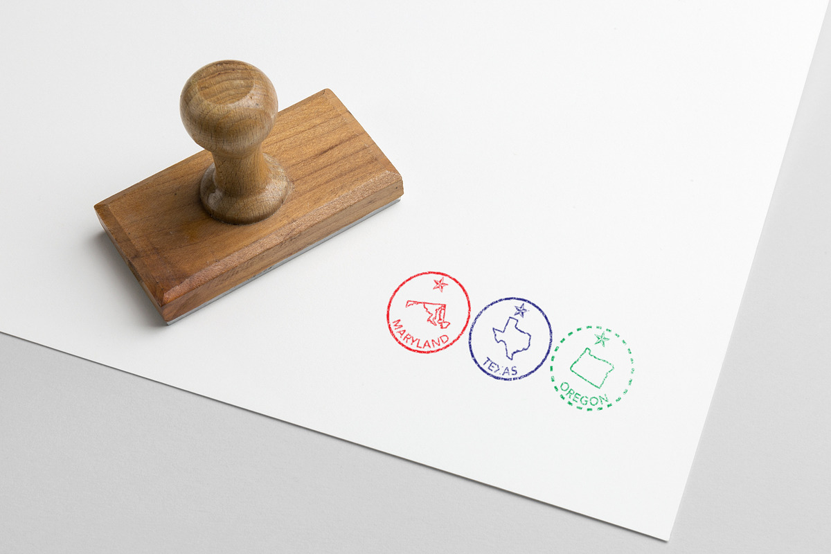 USA State Badges, an Icon by Ewing Design Co. (Photo 5 of 5)