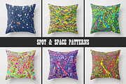 12 SPOT & SPACE PATTERNS, a Pattern Graphic by Elizaveta (Thumbnail 2 of 5)