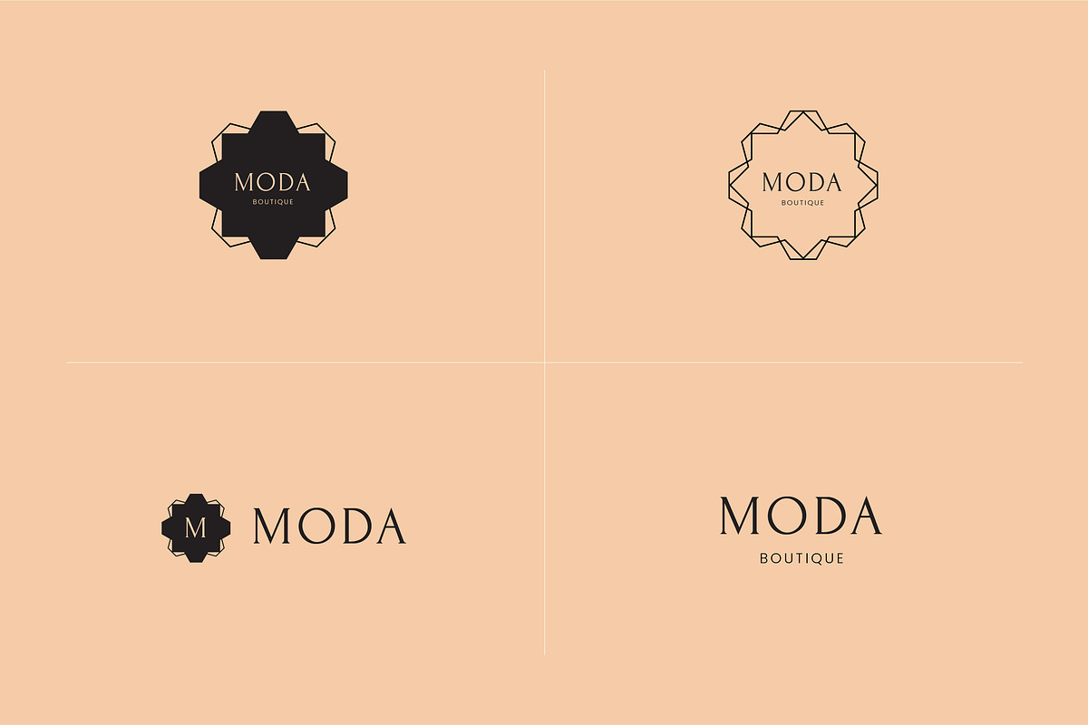 Minimal Modern Fashion Logo Template, a Branding & Logo Template by GudBrand Studio (Photo 3 of 7)