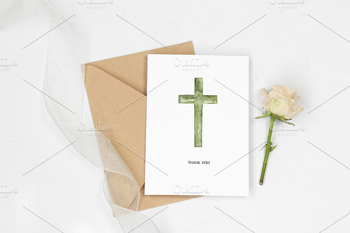 Watercolor Cross Collection, a Decorative Illustration by MayaNavits (Photo 7 of 7)