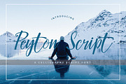 Peyton Script Typeface, a Script Font by Face Lab (Thumbnail 1 of 6)