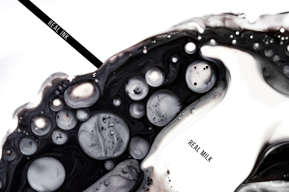 Inky Milk, a Texture Graphic by KAT (Photo 4 of 9)