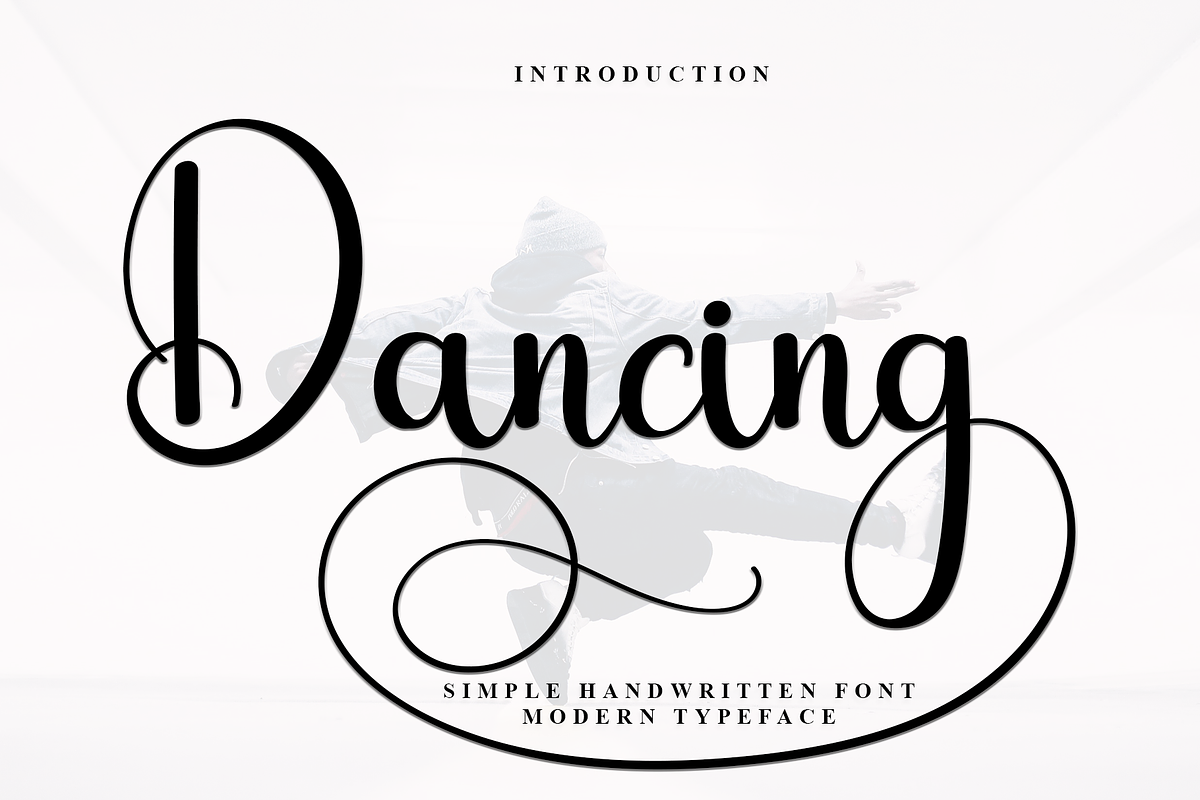 Dancing, a Script Font by InermediaSTUDIO (Photo 1 of 7)
