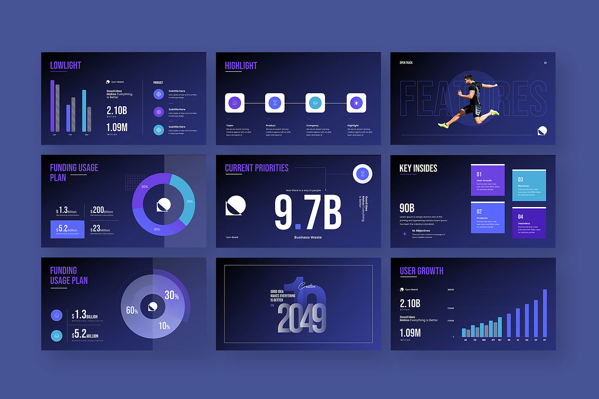 Board Pitch Deck Presentation, a Presentation Template by KreateTribe (Photo 2 of 5)