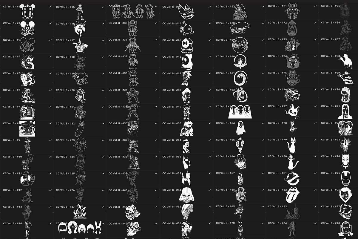 Bundle 1 Classic Character-Stamp Set, a Brush Add-On by LA Studio Sthlm (Photo 17 of 17)