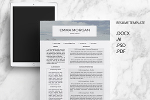 Sky CV / Resume Template / M