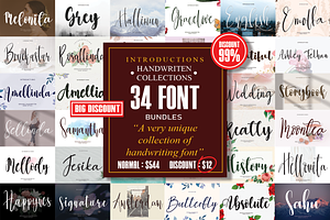 Bundles Script Font Collections