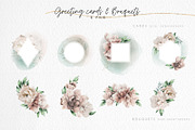 Golden peonies, watercolor, a Texture Illustration by ollalya (Thumbnail 4 of 17)