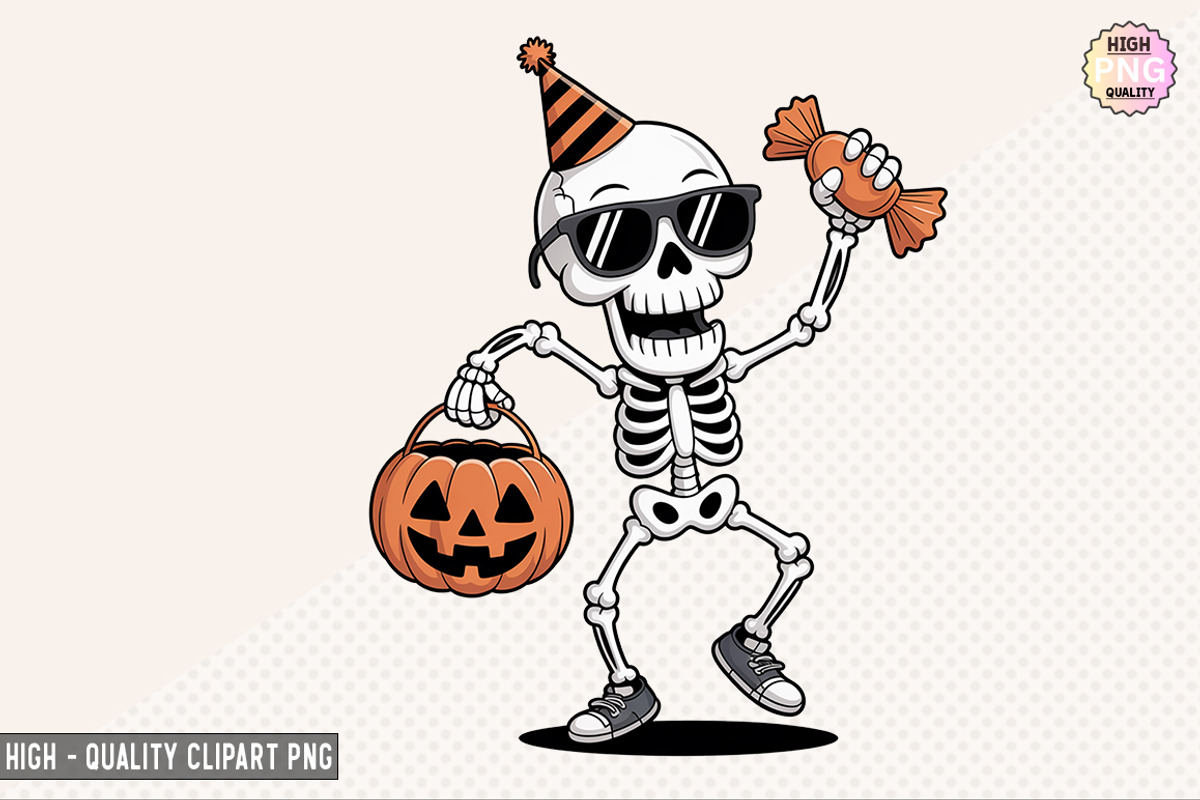 Halloween Skeleton Bundle, a Graphic by crative8112 (Photo 3 of 9)