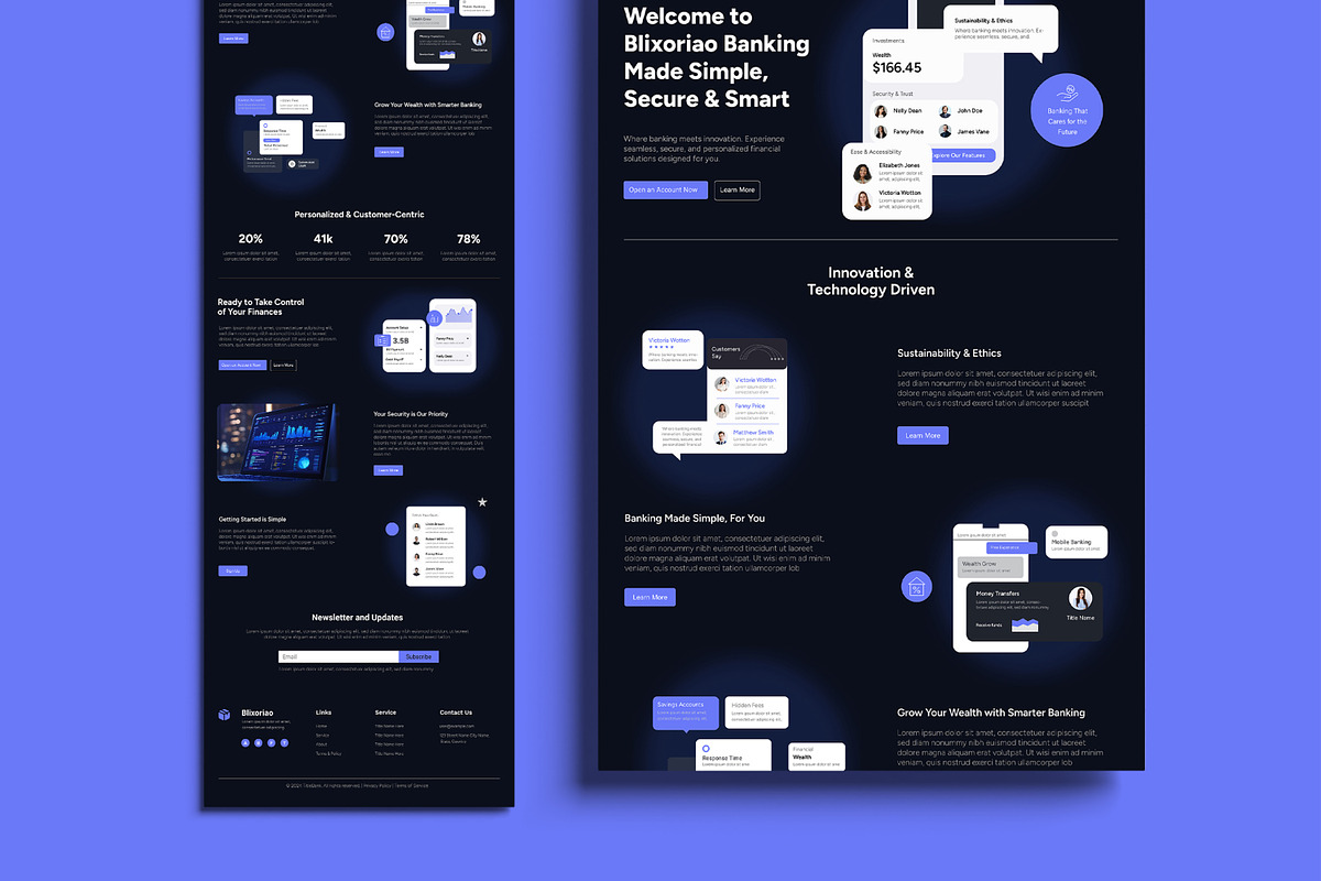 Digital Banking Over Traditional, an UI Kit Template by MightyDesign (Photo 3 of 6)