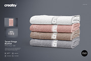 Bath Towel Mockup Set, a Household Mockup by creatsy2 (Thumbnail 1 of 11)