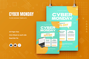 Cyber Monday Flyer, a Flyer Template by Fannan Studio