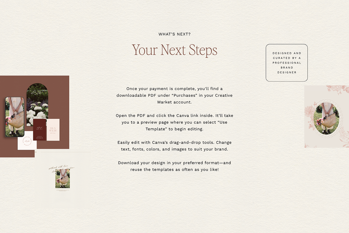 Feminine Small Business Logo Kit, a Branding & Logo Template by Ederra Design (Photo 16 of 16)