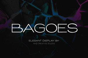 BAGOES - Elegant Display Font