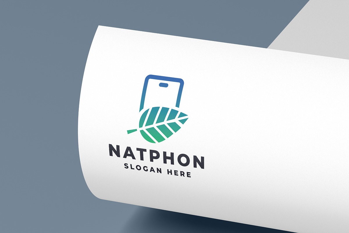 Phone Fix & Leaf Logo, a Branding & Logo Template by Design_Planet (Photo 1 of 2)