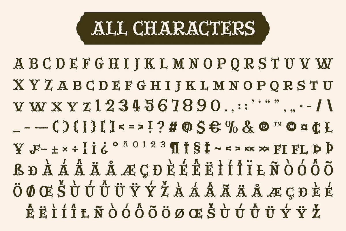 Melrin Rough, a Serif Font by Craft Supply Co. (Photo 8 of 8)