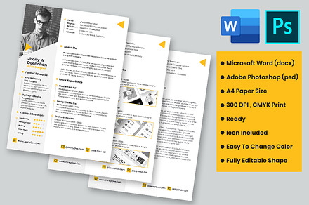 Resume CV Professional 1